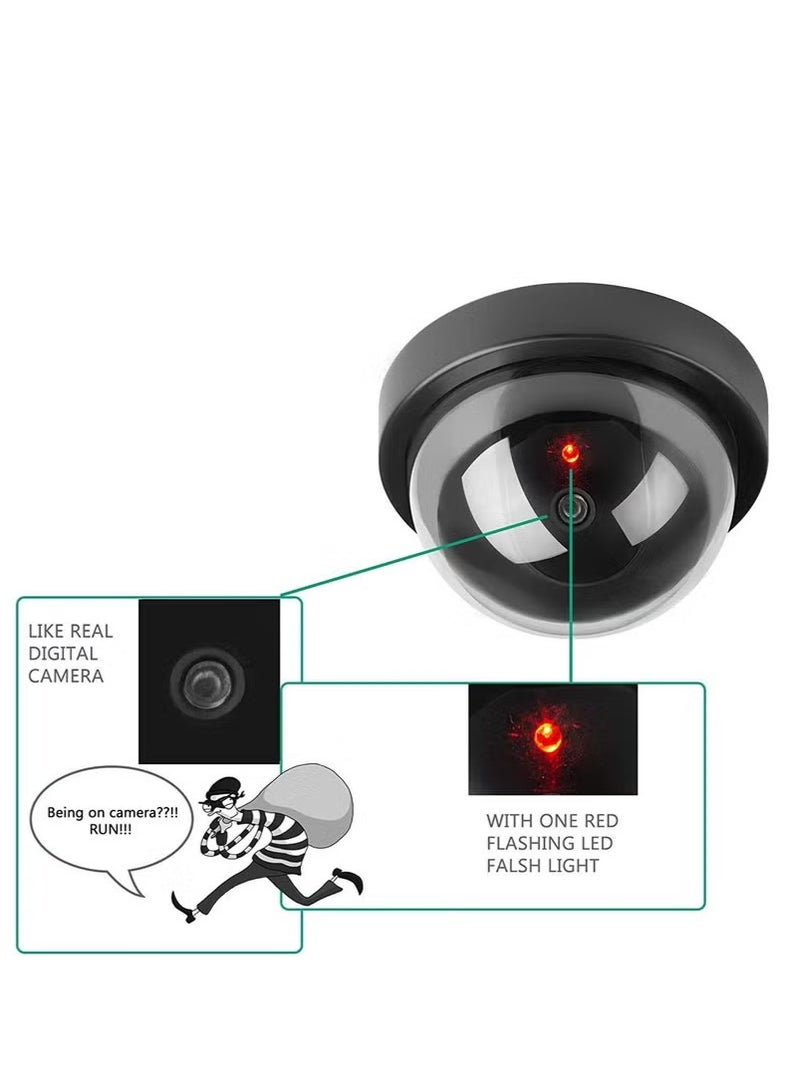 1-Piece Simulation Security Camera with Flashing Red Light