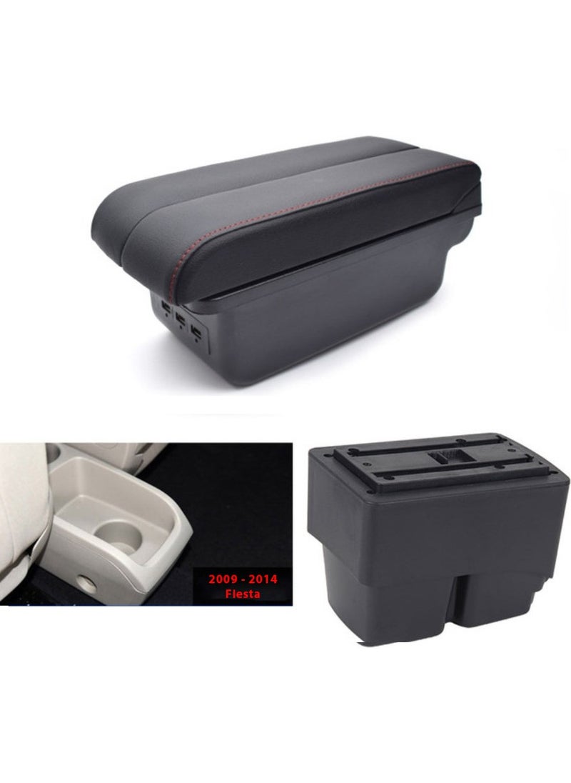 Techmaster Ford Fiesta 2009-2014 Armrest Without Drilling and Screws  - Image 5