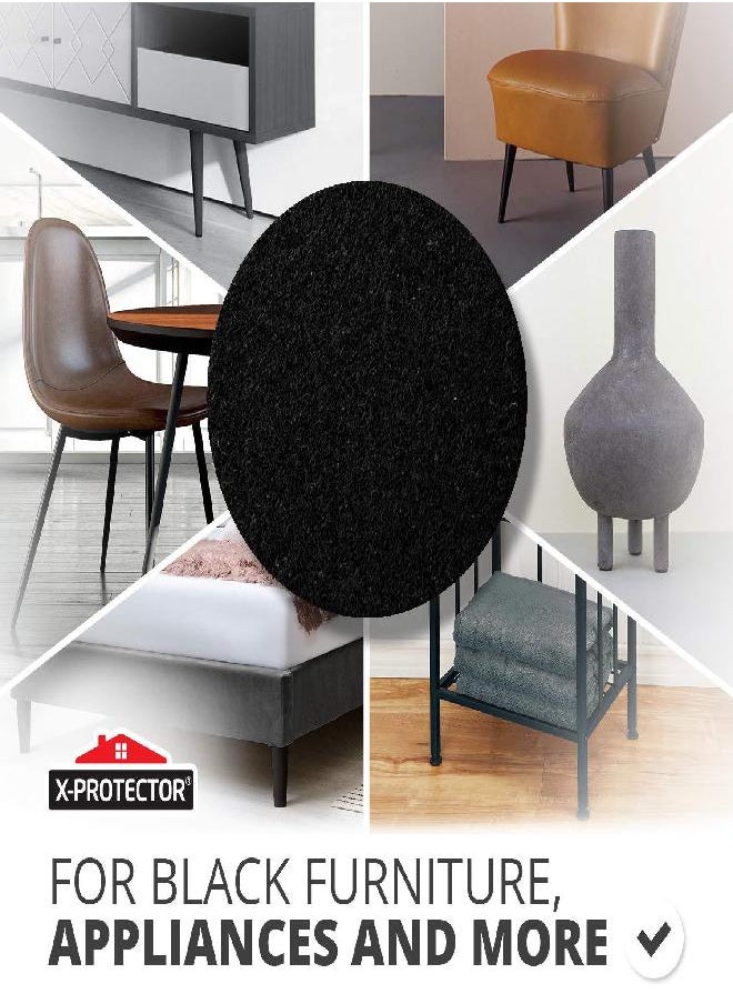 X-Protector Felt Furniture Pads 235 PCS X-Protector! Huge Quantity of Black Furniture Pads for Hardwood Floors with Many Big Sizes - Your Ideal Wood Floor Protectors for Furniture. Protect Any Type of Hard Floor!  - Image 2