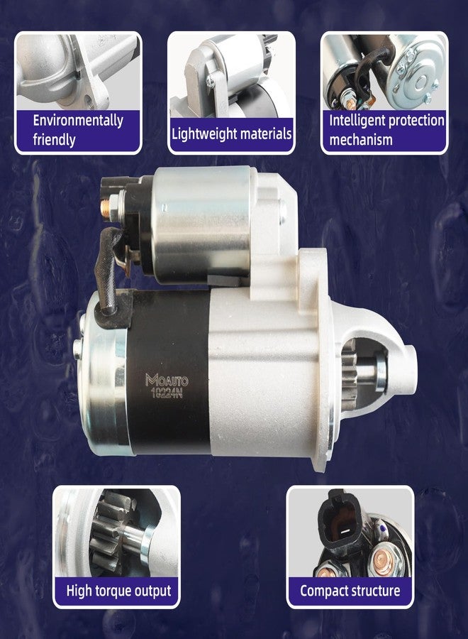 MOAUTO Starter Motor Replacement 19224N 361002E120 1195411 Compatible with Hyundai Elantra 2011-2013 Elantra Coupe Elantra GT 2013-2014 Kia Forte Koup Forte5 2014 Soul 2012-2013 1.8L 2.0L L4 - Image 4
