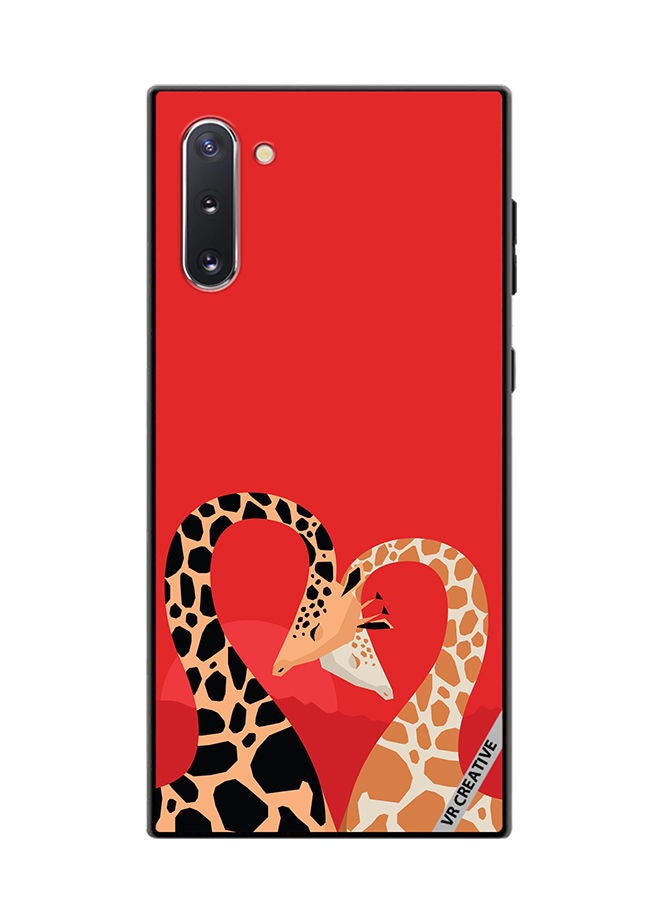 VR CREATIVE Protective Case Cover For Samsung Galaxy Note10 5G Animal Love Design Multicolour - Image 1