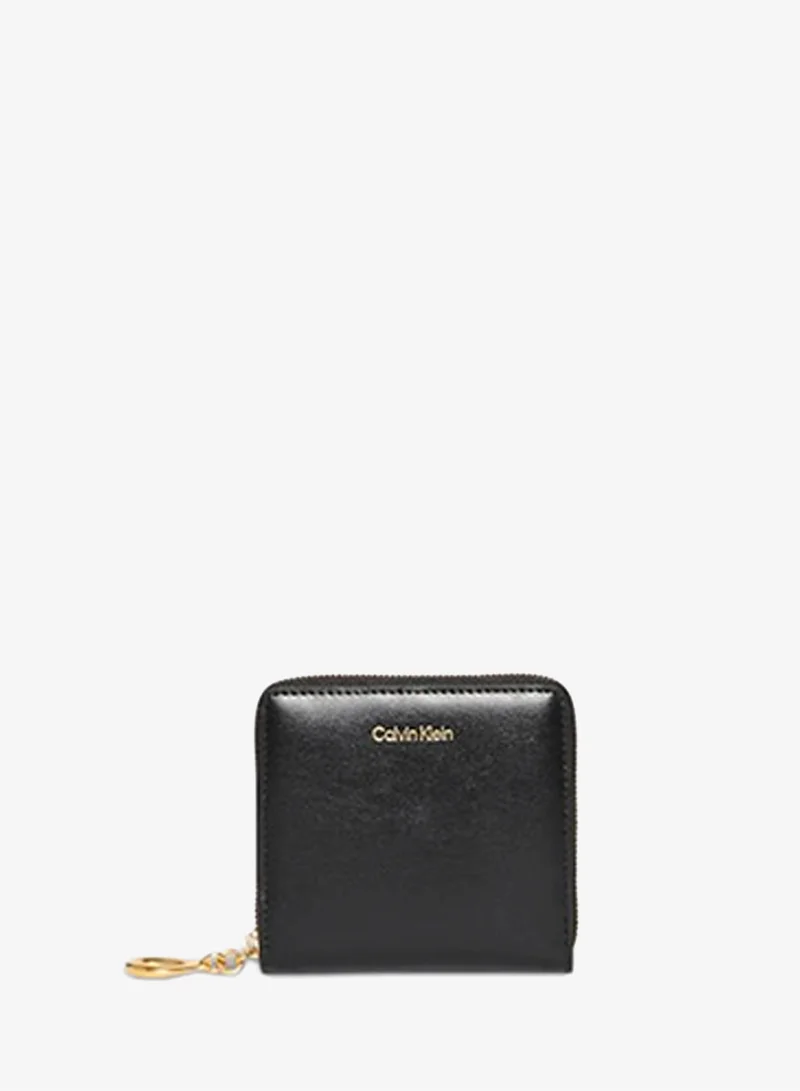 Hardware Square Zip Around Wallet