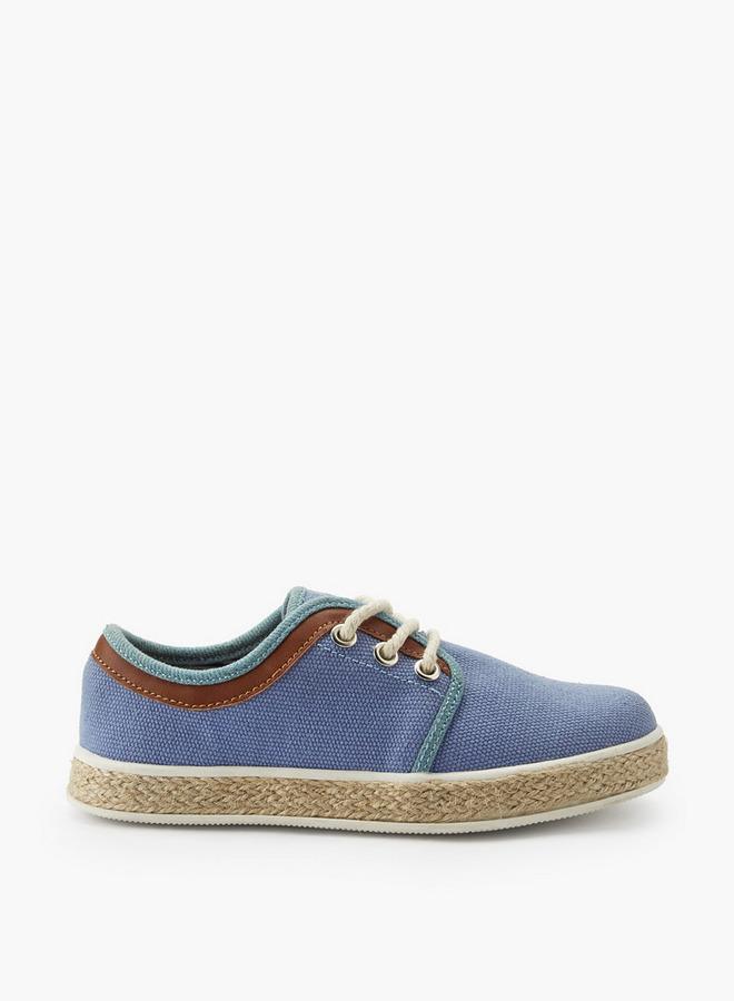 Peppermint Boys Lace-Up Espadrille Sneakers - Image 3