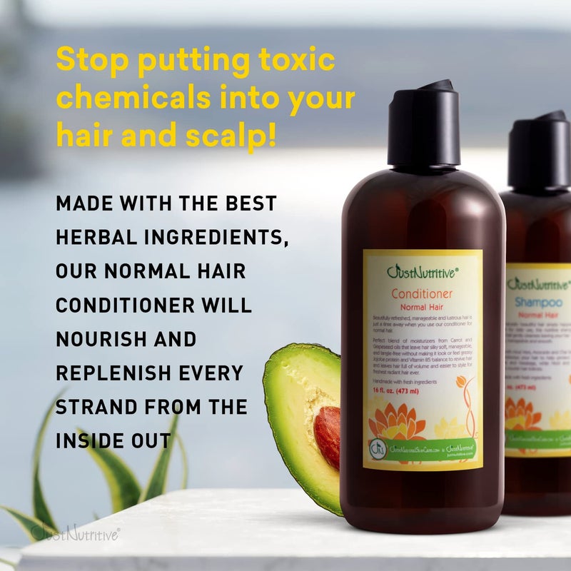 Just Nutritive Normal Hair Conditioner | The Best Conditioner for Normal Hair Types - Image 4