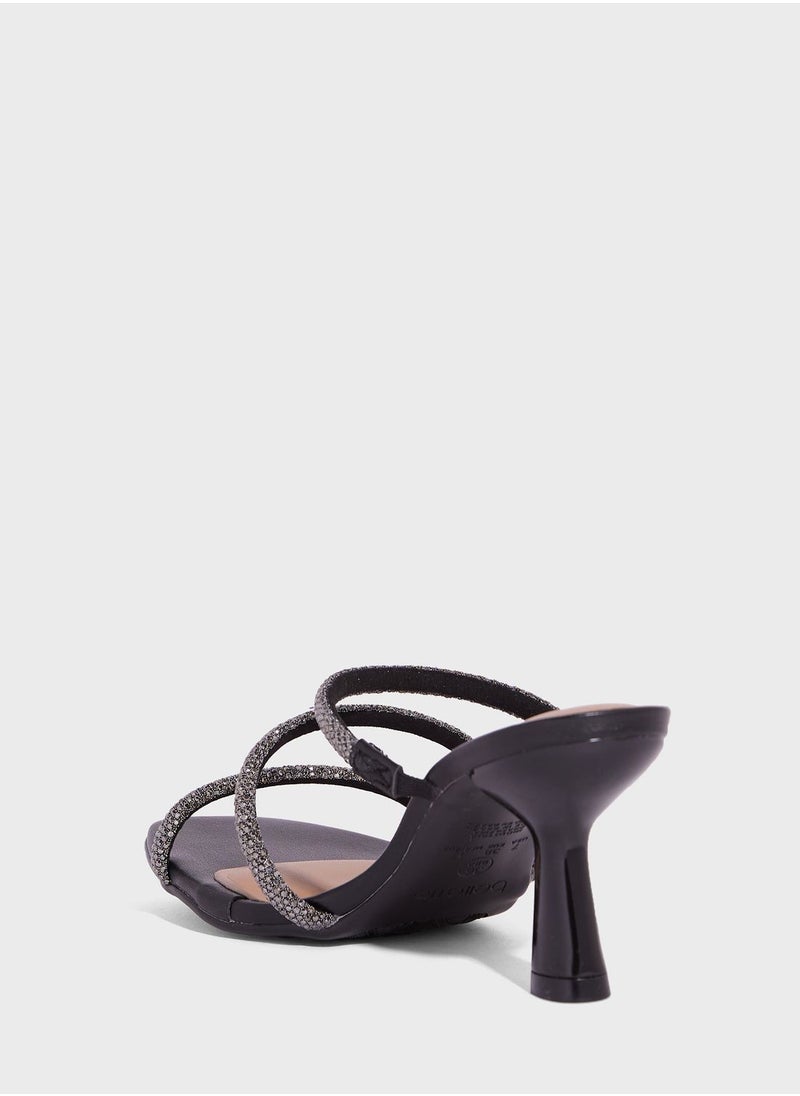 Beira Rio - Anastasia Multi Strap Mid Heel Sandals - Image 1