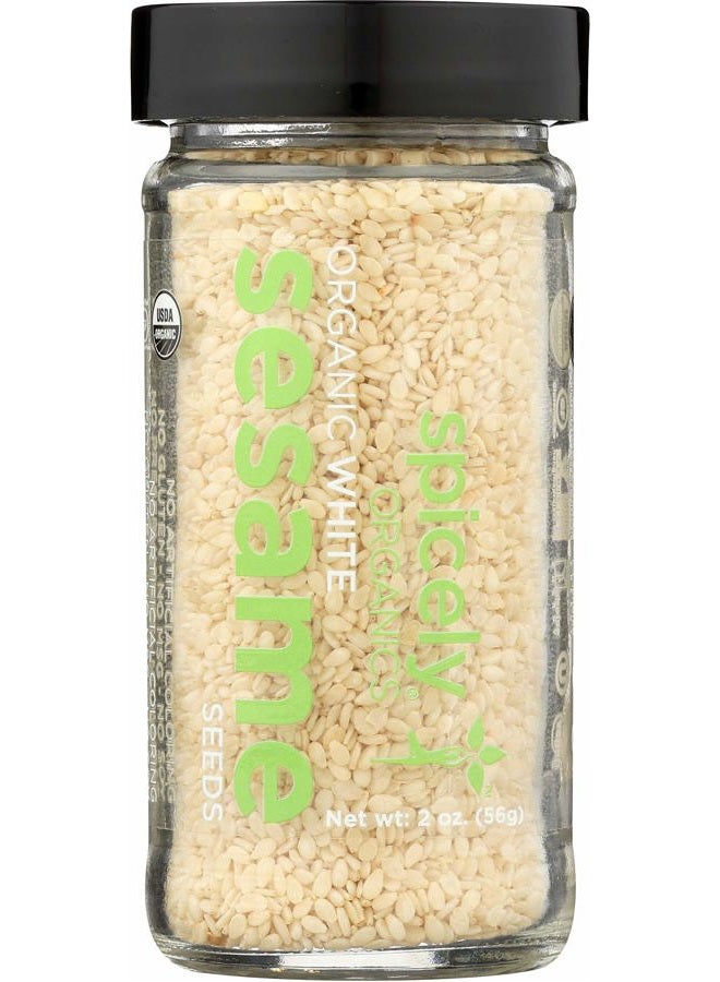 SPICELY Organic Sesame Seeds White, 2.4 OZ - Image 5
