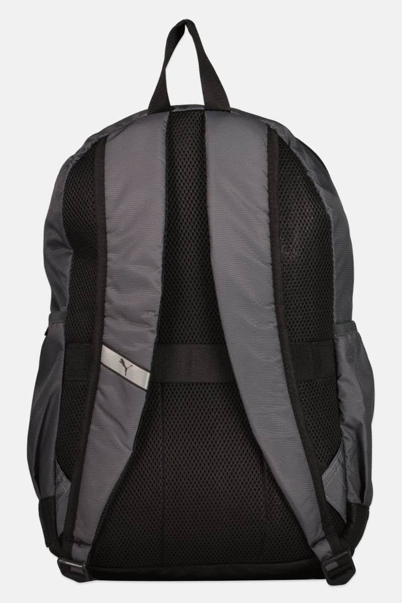 PUMA Men Brand Logo  Back Pack, Grey  - Image 2
