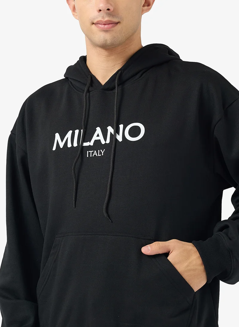 سفنتي فايف Front Graphic Hoodie