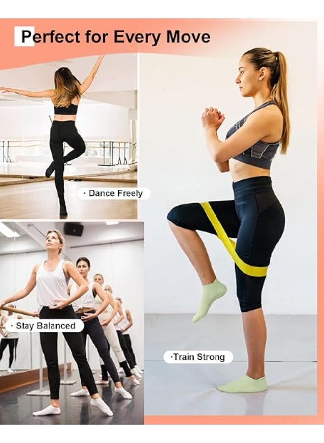 6 pairs of women's Pilates socks - anti-slip and grip socks, suitable for yoga, dance, and barefoot training - Image 4