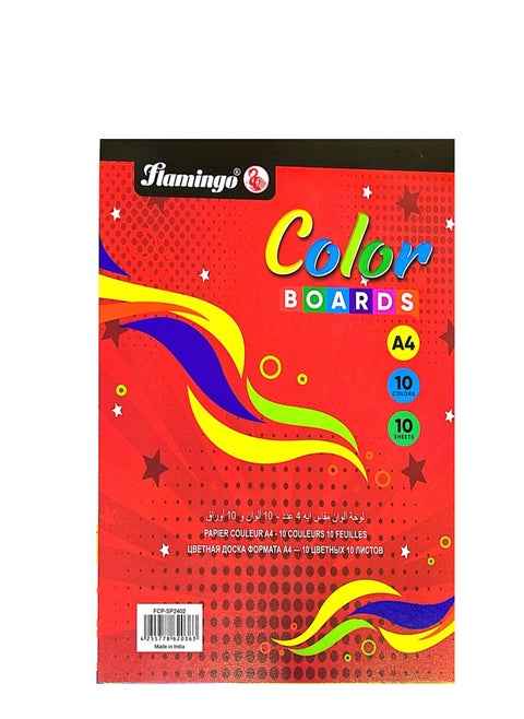 Printing Papers for Arts and Crafts Projects (10 Sheets, A4, Rainbow COLOR ) Big and Thick Craft paper for Drawing, Painting, Art, DIY(multi-colors 180 gram)