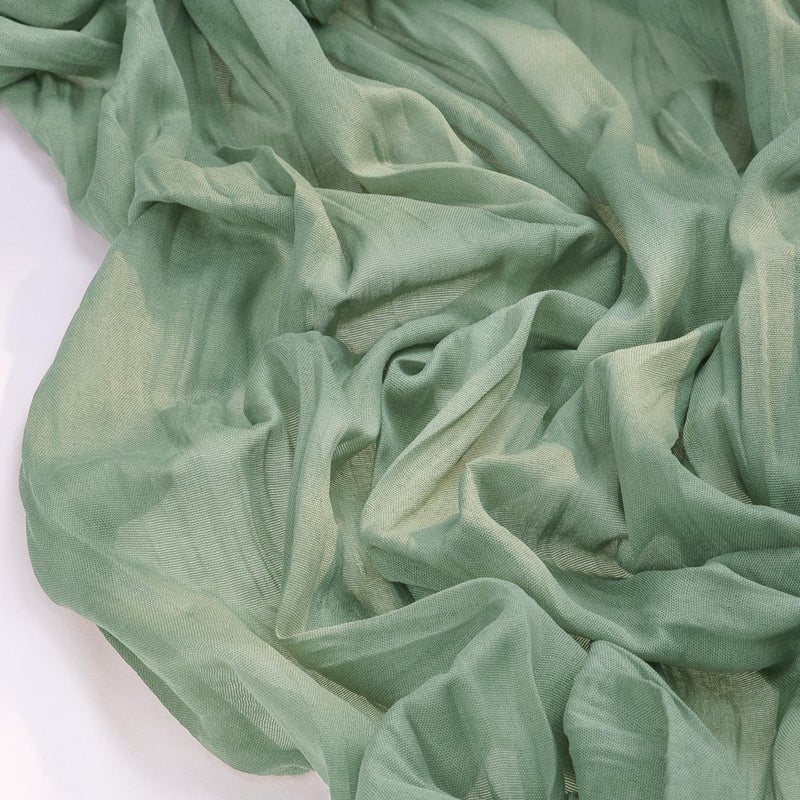 Socomi Sage Green Cheesecloth Table Runner Easter Spring Boho Rustic Farmhouse Gauze 120 inch 10FT Cheese Cloth Runner for Wedding Party Baby Shower Birthday Home Decor Holiday Decorations - Image 2