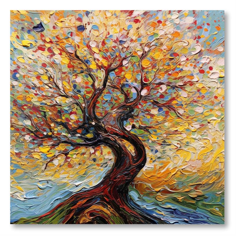 SAF paintings Wooden Framed Nature Art Canvas Wall Painting for Home Dcor And OfficeFor BedroomLiving Room Home wall and Office Interior 24X24Inch and Office CR278 - Image 2