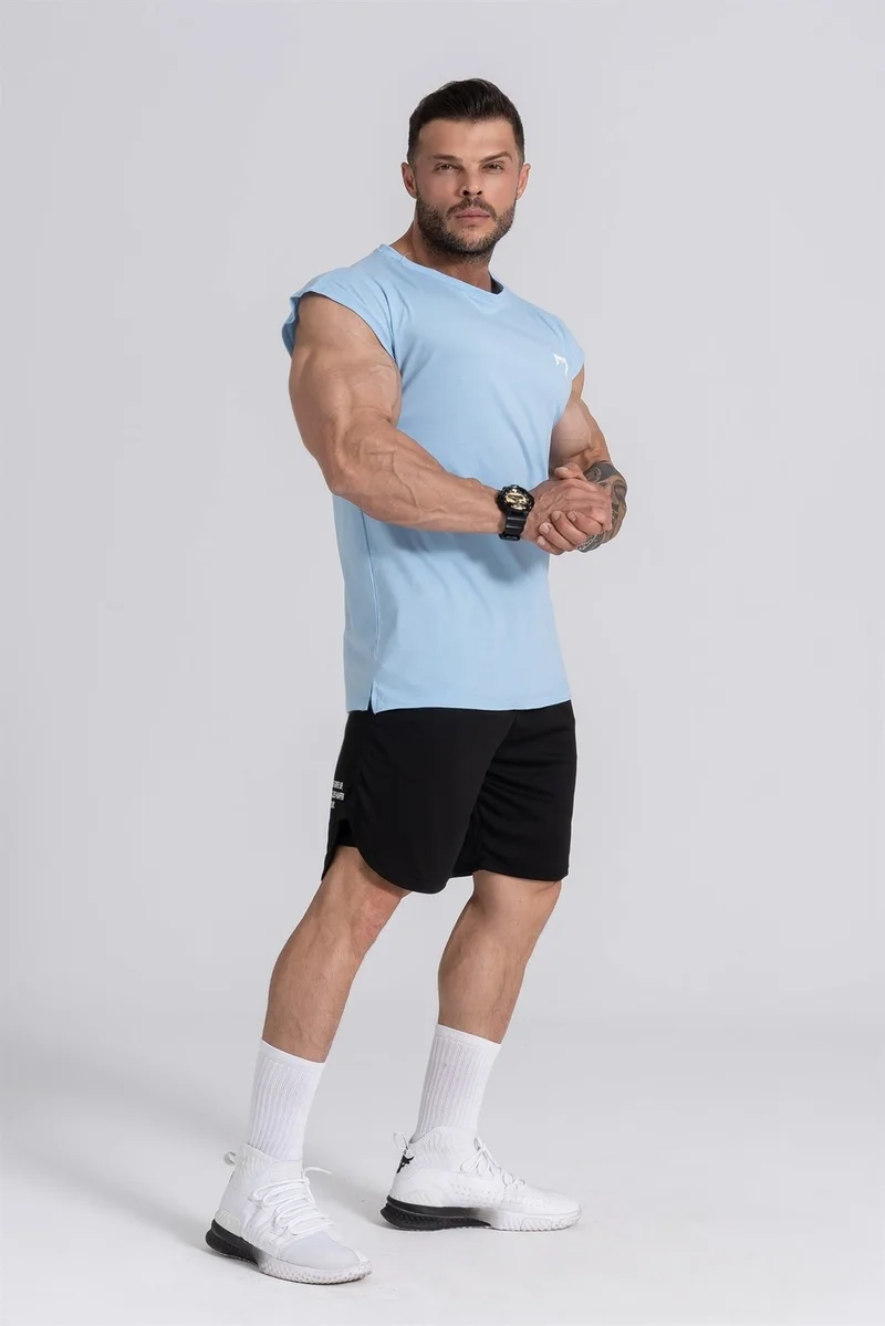 جيموولف Sports Men's T-Shirt | Tactical Arm Cut | Workout T-Shirt |