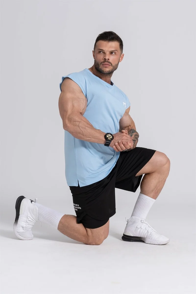 جيموولف Sports Men's T-Shirt | Tactical Arm Cut | Workout T-Shirt |