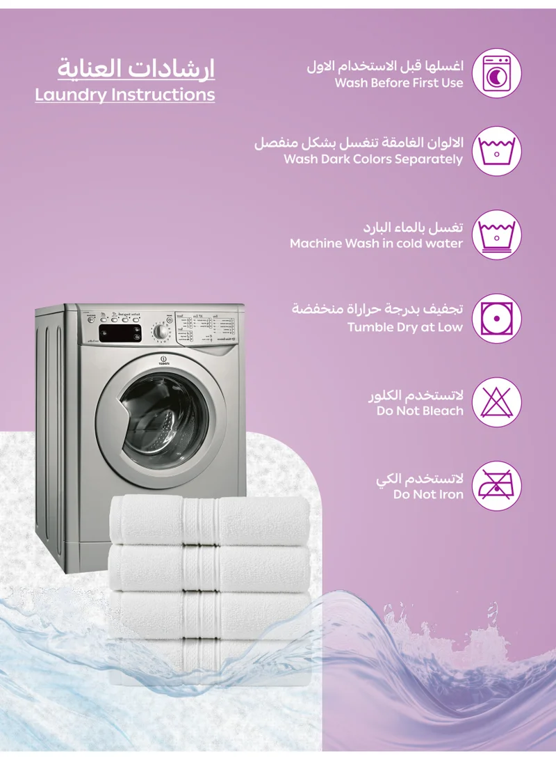 Donetella Bath Towel 4pcs (70x140 cm) 4-Pcs Premium Bath Towel Set (70x140 cm) – 600 GSM 100% Cotton,100% Combed Cotton 600 GSM | Quick Dry, Ultra-Absorbent, Thick & Plush | Ideal for Bath, Spa, Gym, Hotel & Everyday Luxury  | Best Price UAE