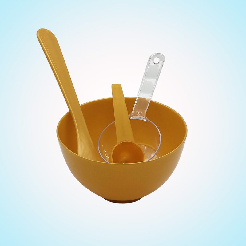 2 Sets DIY Facial Bowl Mixing Stick Spoon Measuring Cup for Women Girls - Image 5