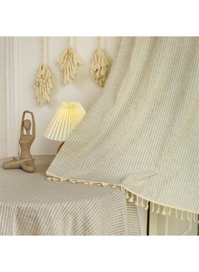 2 pcs Partition curtain kitchen tassel door short hanging 70*140cm - Image 5