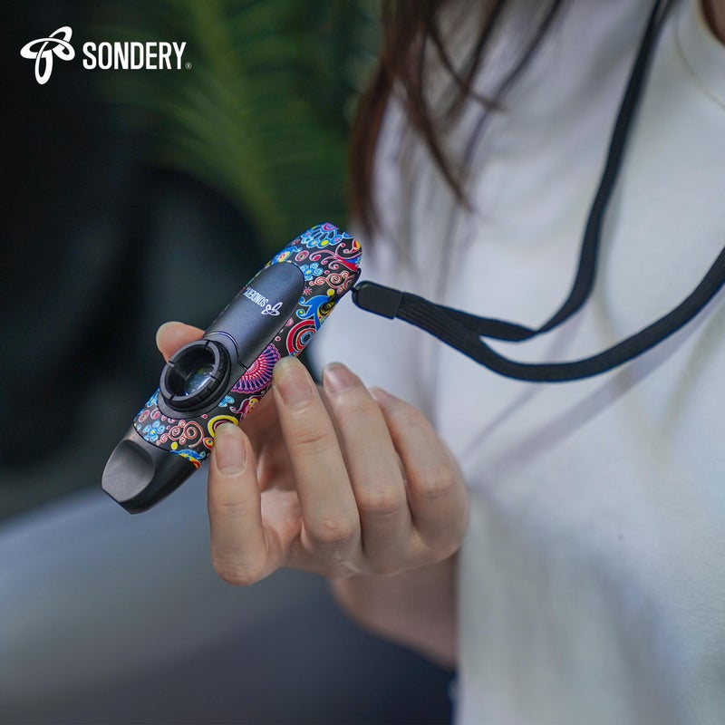 Sondery آلة الكازو الاحترافية من سوندي مع 5 أغشية، حبل عنق وحقيبة - Image 5