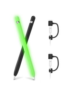 Ahastyle Antislip Case Sleeve Silicone Protective Skin [ Added Cable Adapter Tether Kit] Compatible With Apple Pencil 1St Generation  - Image 1