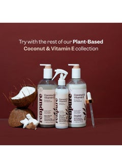 Renpure Renpure Plant Based Coconut and Vitamin E Moisturize and Replenish Shampoo - Ideal for Lifeless Hair - Leaves Hair Silky and Smooth - Rids Hair of Grime - Recyclable, Pump Bottle Design - 24 fl oz  - Image 5