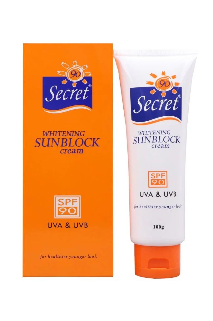 سيكريت كريم الحماية من أشعة الشمس مع تفتيح البشرة SPF 90 100G