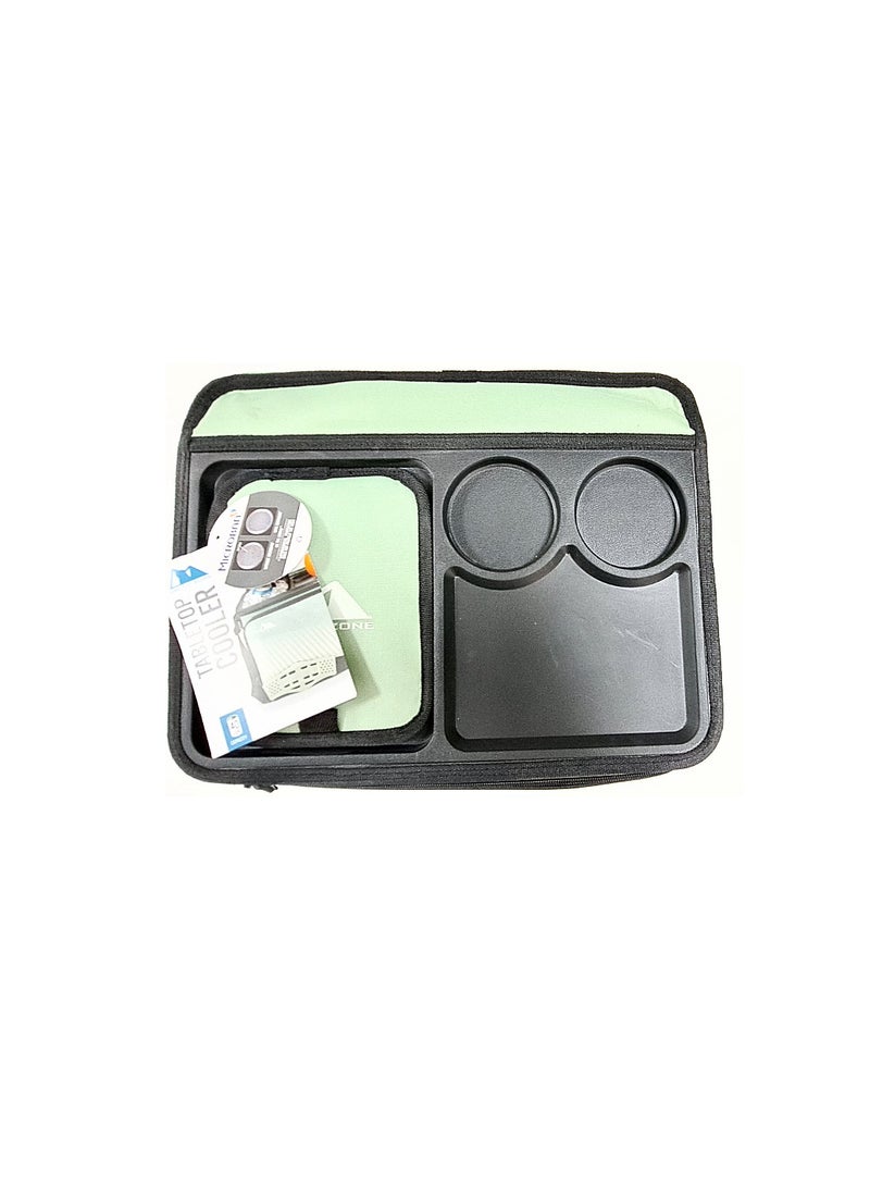 Arctic Zone Tabletop Cooler, 40 Can Capacity Collapsible 2 Drink Holders - Image 2