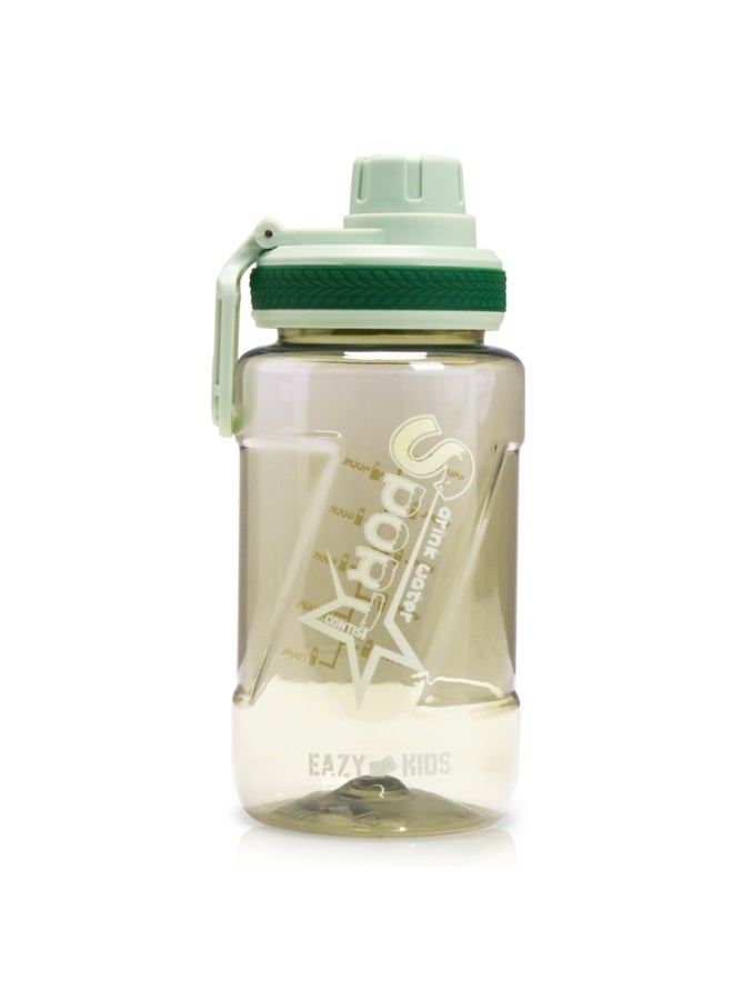 Nova Kids 3 Compartment Bento Lunch Box w/ Water Bottle, Spoon & Fork Set and Stainless Steel Jar - Dino Green - Image 3