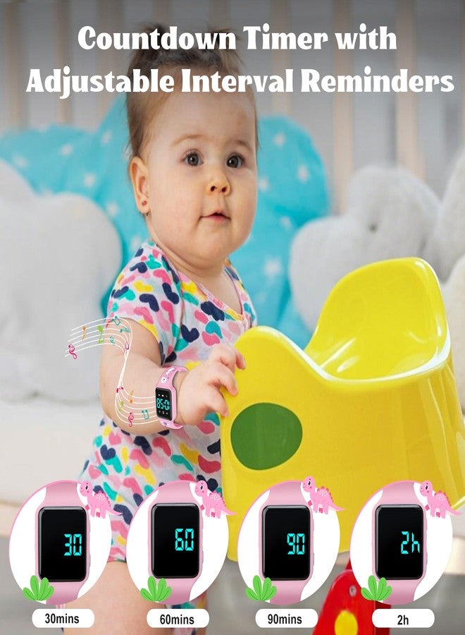 VTAIGE Toddler Potty Training Set - Potty Training Watch with Musical/Vibration Alerts, Fun Board Book, Progress Chart & Reward Stickers - Interactive Toilet Learning Kit for Boys and Girls Ages 2-5 - Image 4