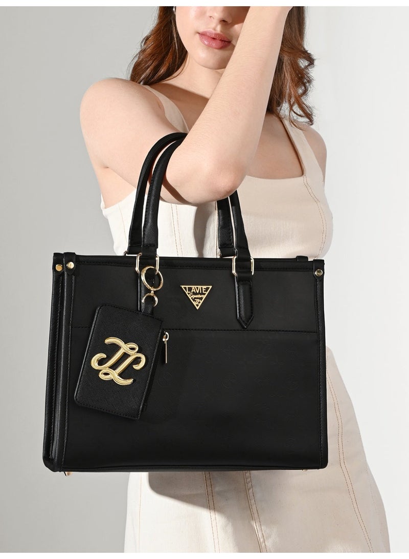 Lavie Signature Women's Ithaca Colourblock Tote (Black) - Image 2