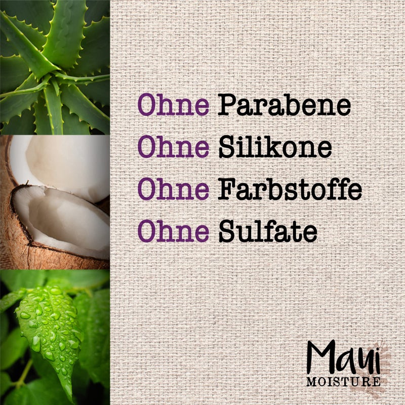 MAUI MOISTURE قناع شعر زبدة الشيا من ماوي مويستشر للشعر الجاف والتالف، 340 جرام - Image 5