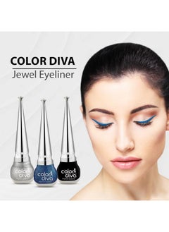 Color Eye Liner | Water Resistant & Long-Lasting | Shimmery & Satin Finish | Pack Of 3 (Blue, Sliver, Black) - pzsku/Z96948F615BA6B6F663A5Z/45/_/1733730110/c1c2a926-c2bc-440f-88f1-cc7dca75c73c