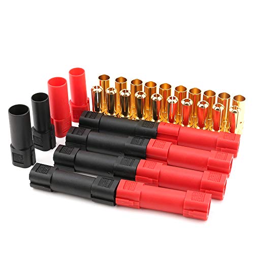 SoloGood 10pairs Amass XT150 6mm Bullet Connector Adapter Plug Set Male Female 130 High Rated Amps for RC LiPo Battery - Image 1