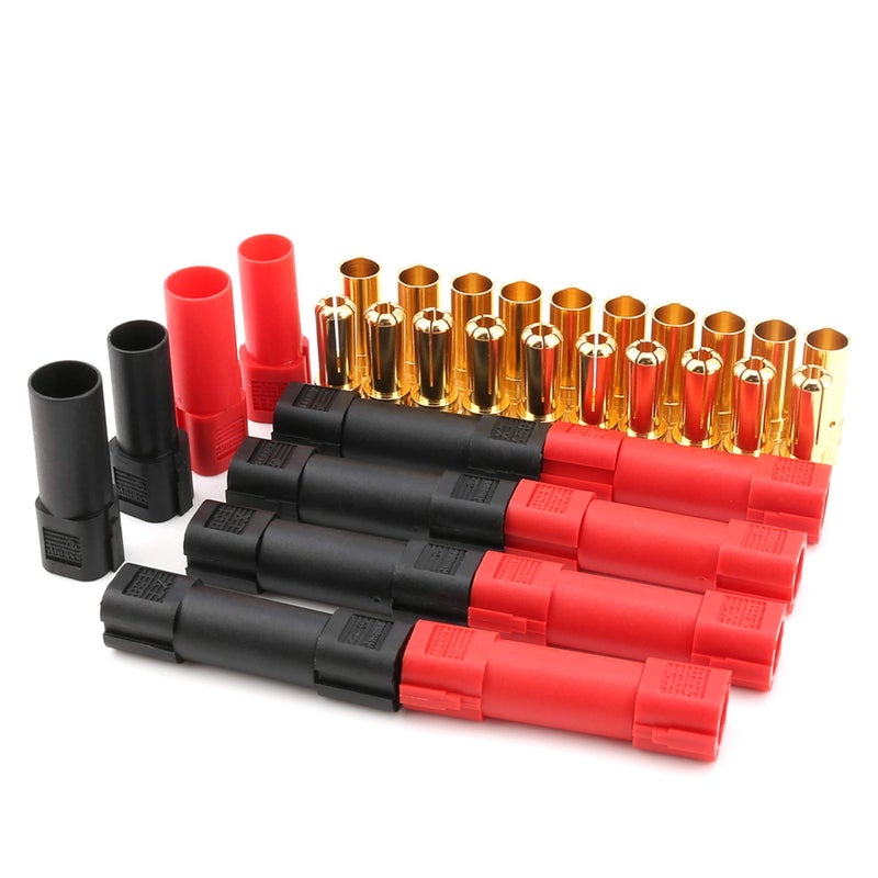 SoloGood 10pairs Amass XT150 6mm Bullet Connector Adapter Plug Set Male Female 130 High Rated Amps for RC LiPo Battery - Image 3