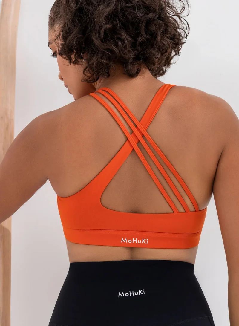 Active Triple Line Crossback Bra
