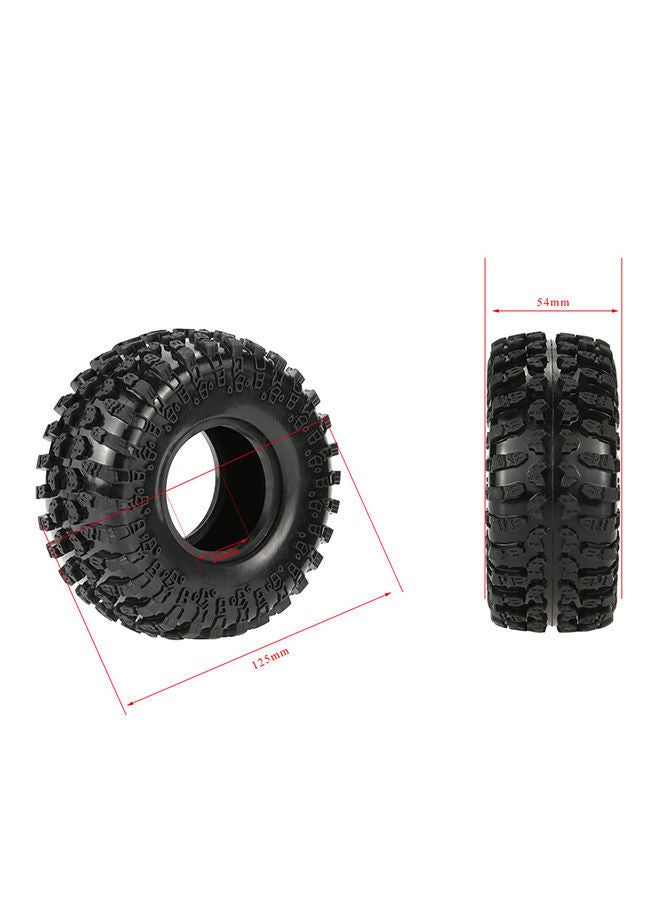 NIBEMINENT 4-Piece Rock Terrain Tyre For 1/10 RC4WD D90 Axial SCX10 RC Crawler - Image 3