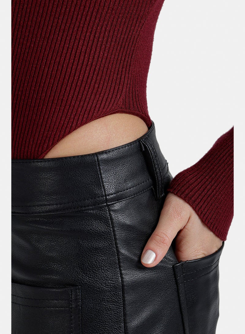 Carina Slim Fit Ribbed Pullover - Image 5