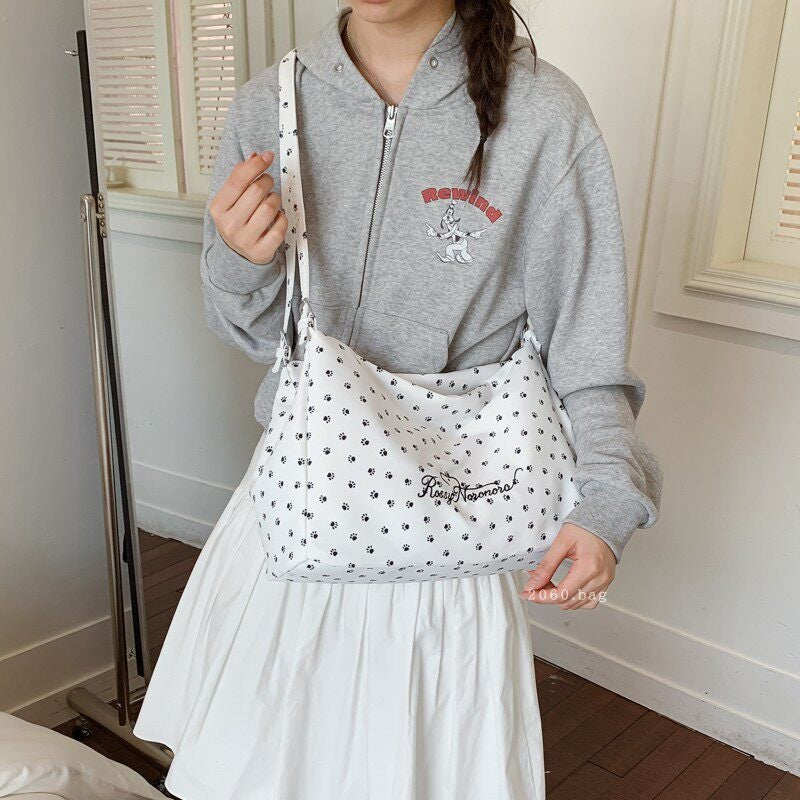 Women's Korean Polka Dot Large Tote Bag 2026 - Image 5