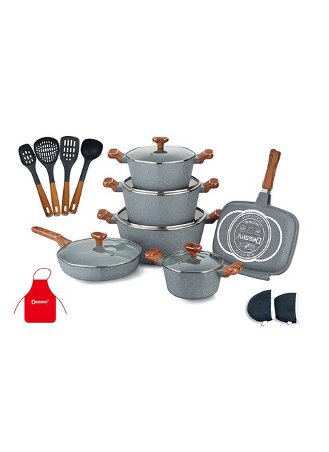 19Pcs Granite Cookware Set 2040