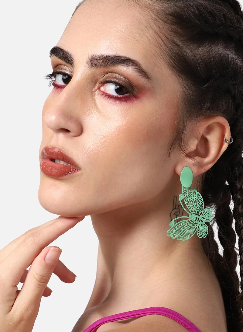 سوهي حلق مصمم للحفلات مطلي بالذهب