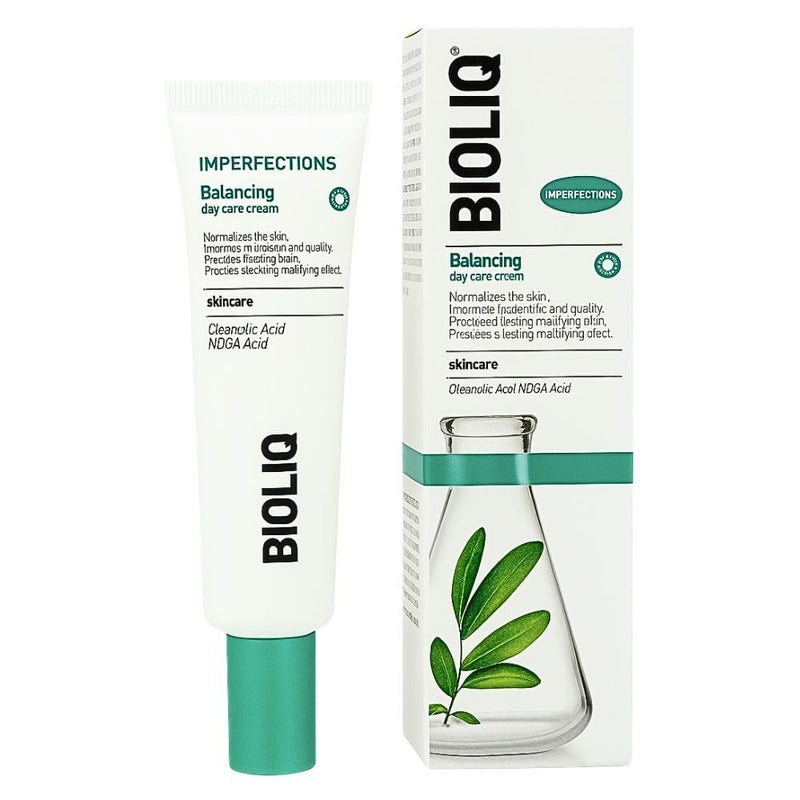 BIOLIQ Imperfection Balancing Day Cream For Minimizing Enlarged Pores and Regulate Sebum Production - 30 ml Reduced Blackheads & Whiteheads and Pimples.