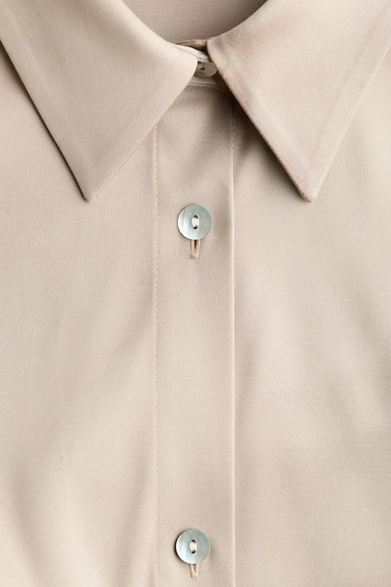 H&M Fitted twill shirt