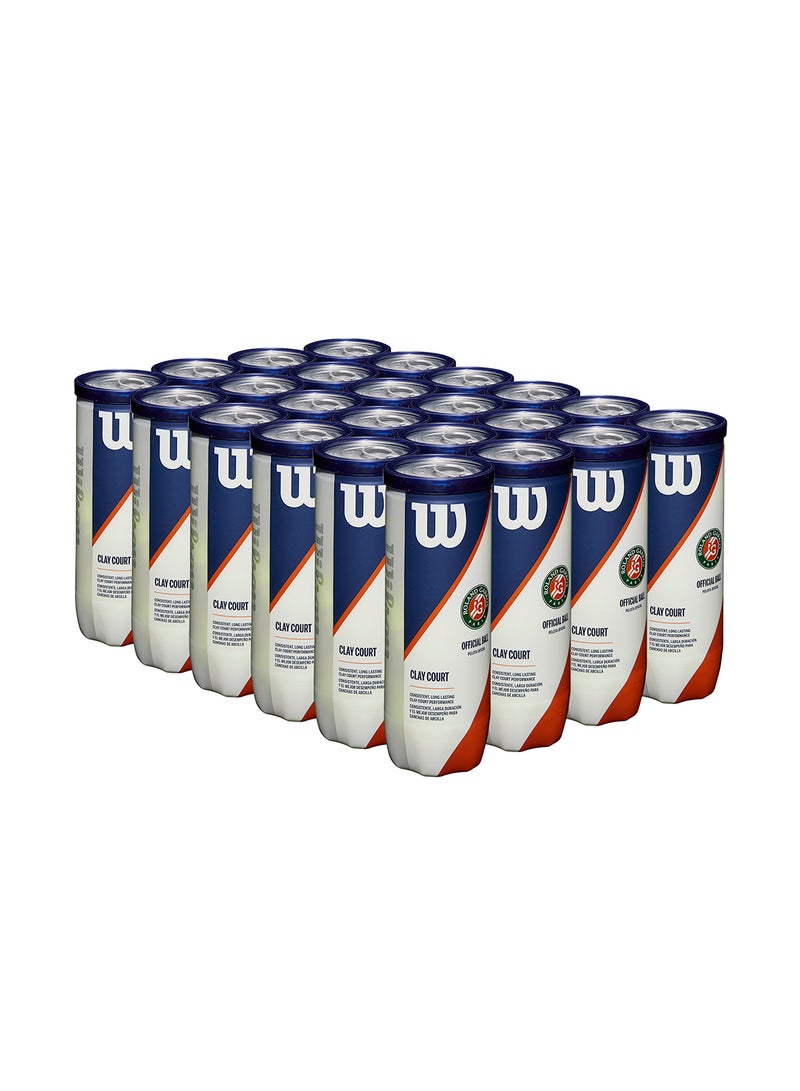 Wilson Roland Garros Clay Court Yellow Tennis Balls - 3 Ball Can - Image 4