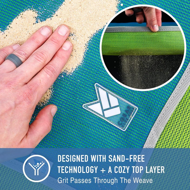 CGEAR Original RV Camping Mat - Sand Free, Water-Resistant, UV Resistant, Military Grade Construction - Image 3