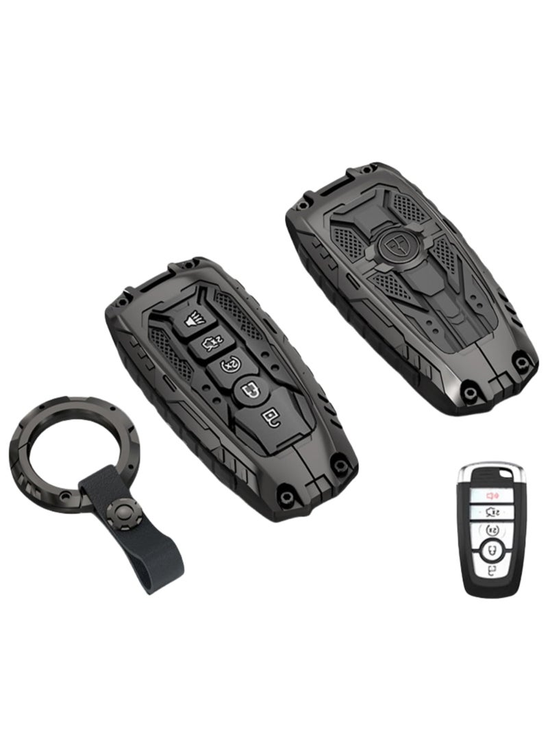 Key Fob Cover Case Protector fit for Ford 2018-2025 Fusion Explorer F150 Escape Edge Expedition F150 Raptor F250 F350 F450 F550 Maverick Mustang Ranger Transport Bronco Ecosport Mondeo 3/4/5 Buttons - Image 1