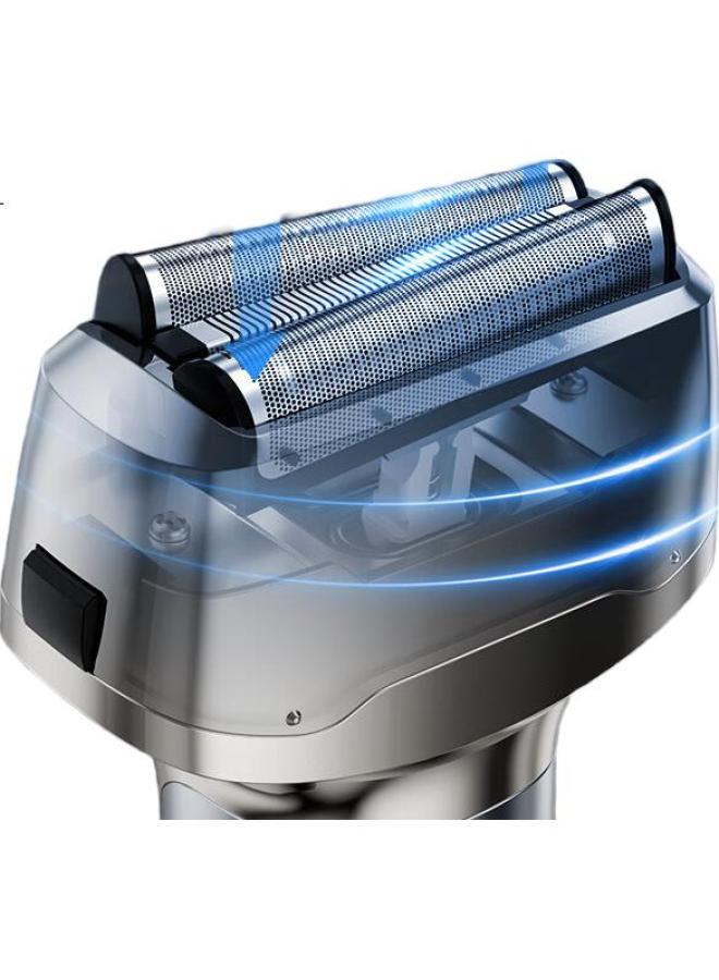 Qiman Electric Shaver Reciprocating Shaver German Imported Three-Blade Full Body Washable Portable Shaver Shaving Razor Gift For Boyfriend Father Birthday Gift Qm6102 - Image 2