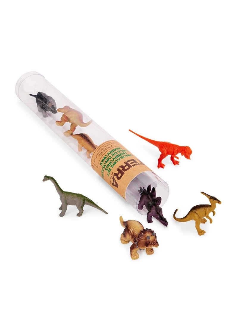TERRA 8 PCS DINOSAURS HERBIVORES 6-11 CM