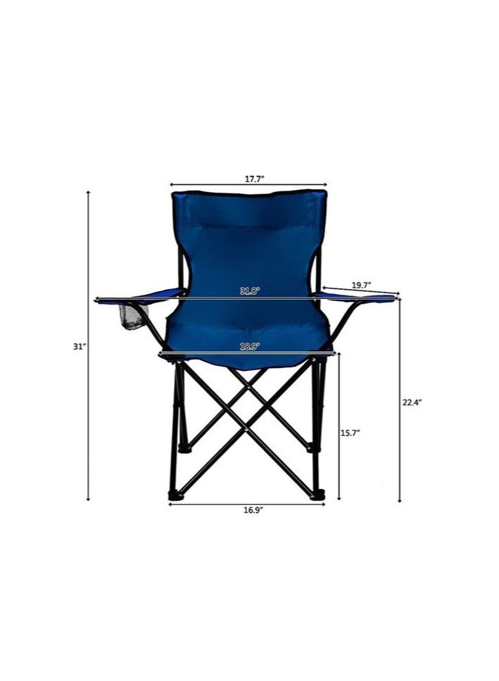 Spall Folding Beach Chair Foldable Camping Chair with Carry Bag for Adult, Lightweight Folding High Back Camping Chair for Outdoor Camp Beach Travel Picnic Hiking - Image 2