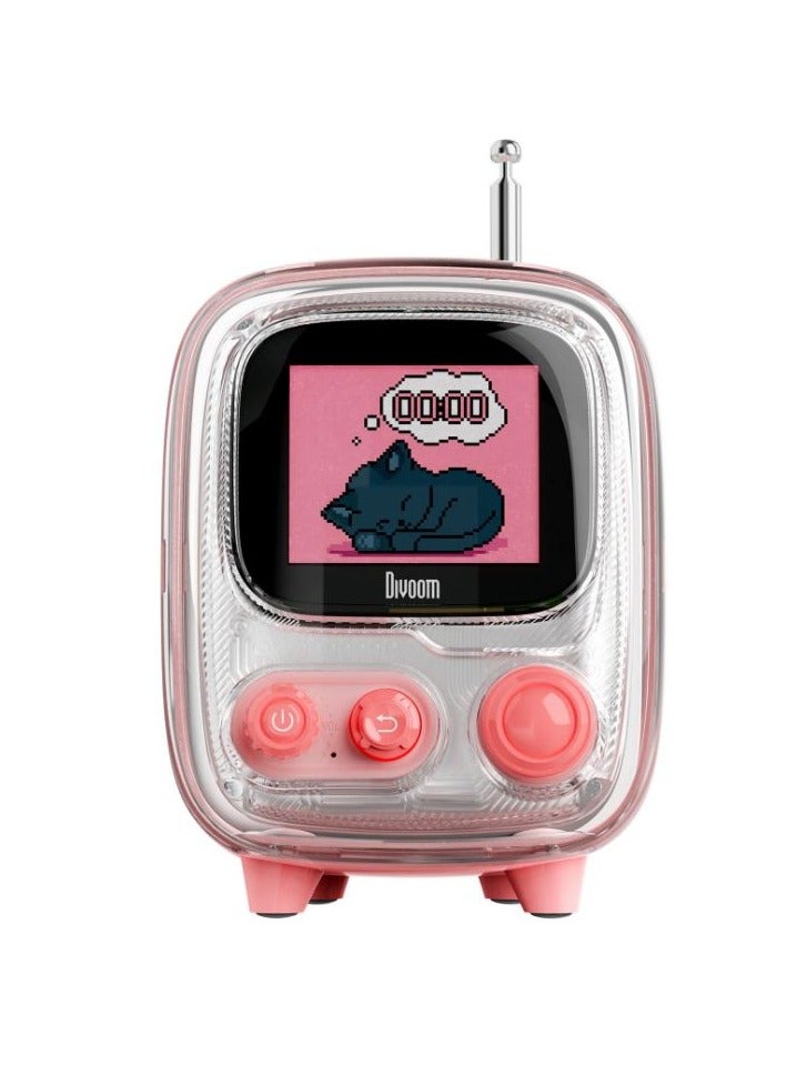 Divoom Tivoo-2 Bluetooth Lyrics Speaker With Pixel Display & Photo Album Function – Pink - Image 2