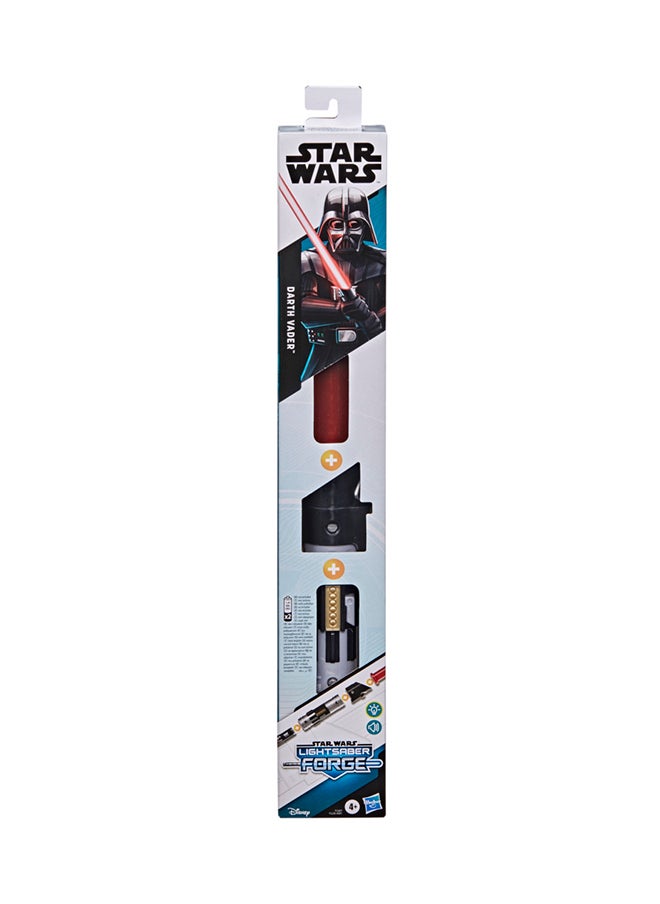 STAR WARS سلاح ضوء فورت دارث فيدر إلكتروني قابل للتمديد لعبة سلاح ضوء حمراء، لعبة قابلة للتخصيص للتمثيل للأطفال من عمر 4 سنوات فما فوق  - Image 2