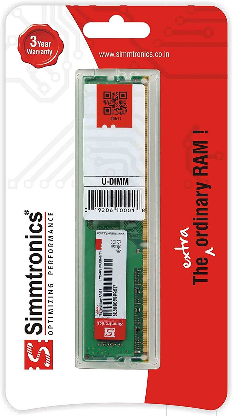 Simmtronics 8GB DDR3 Desktop RAM 1600 MHz (PC 12800) with 3 Year Warranty - Image 2